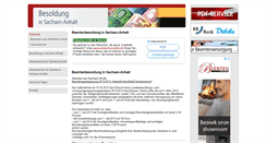 Desktop Screenshot of besoldung-sachsen-anhalt.de